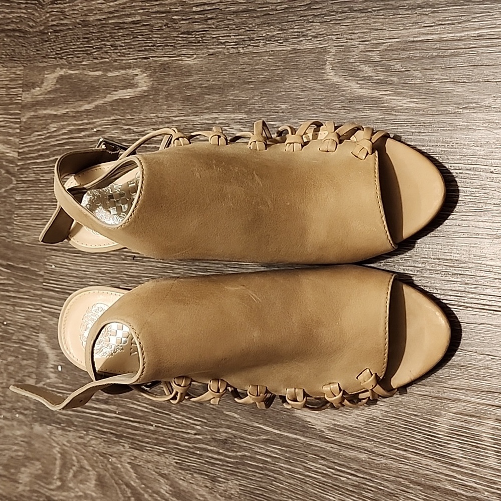 Vince Camuto peep toe shoes